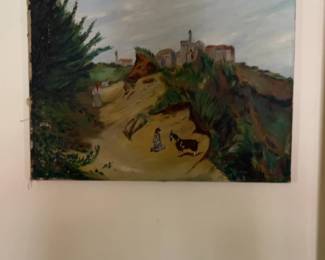  Genzano by Jean-Baptiste-Camille Corot Reproduction 