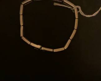 Greek Key Design Silver Bracelet