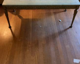 Vintage Marble Top Coffee Table