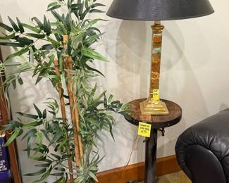 Industrial side table