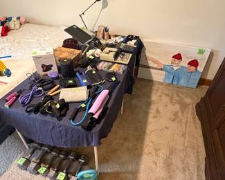 Office supplies, exercise equipment