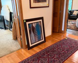 Wool runner, wall art