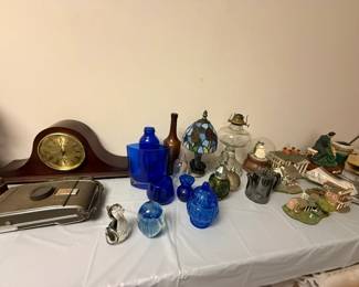 clocks, vintage camera, misc decor, Gone With the Wind collectibles