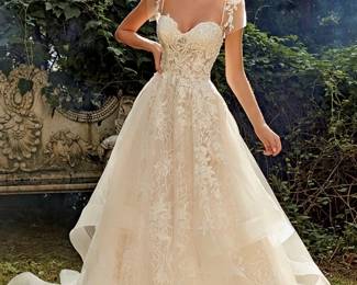 stock picture of wedding gown