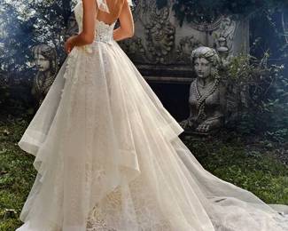 Stock picture of wedding gown