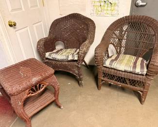 wicker patio furniture
