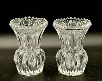 (2) Vintage Princess House Toothpick Holders / Bud Vases