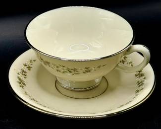 (10) Lenox Brookdale bone china Cups & (7) Saucers