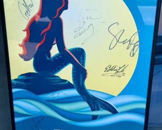 The Little Mermaid Musical Signed Poster