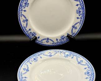 (2) Blue & White Mayer China Dishes