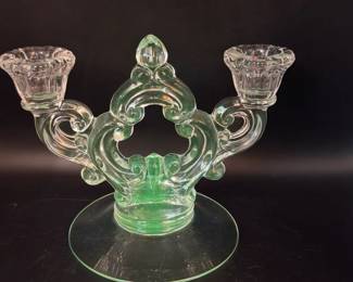 Cambridge "Keyhole" Vintage Candle Holder