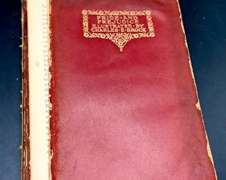 Antique Pride and Prejudice by Jane Austen Illustrated By Charles Book E Brock