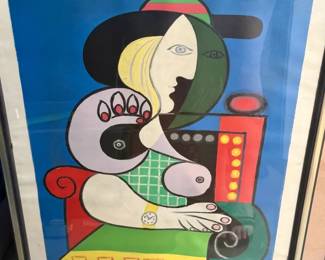 Vintage Pablo Picasso "Femme à la Montre" for Galerie Beyeler in Base