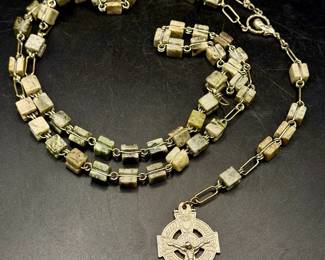 Rosary With Stone Beads