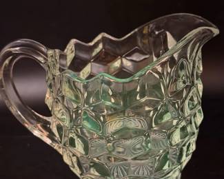 Vintage Fostoria Cube Creamer Pitcher