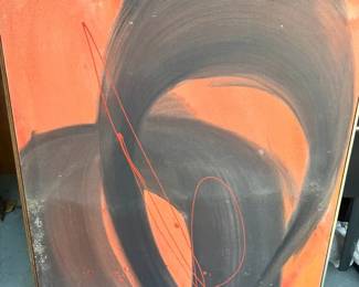 Buckley Signed Abstract Painting