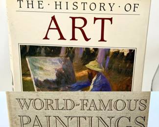 (2) Vintage Hardcover Art Books Two Vintage Hardcover Art Books. Yes, we ship media mail. 1. The History of Art: Architecture, Painting, Sculpture edited by Bernard L. Myers 2. Hardcover edition of World-Famous Paintings, edited by artist Rockwell Kent