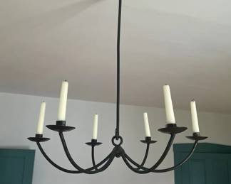 Iron Candelabra Chandelier