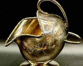 Vintage Silver Plate Sugar Scuttle From Sheffield England