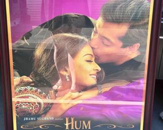 1999 Bollywood Movie Poster Hum Dil De Chuke Sanam stars Salman Khan and Aishwarya Rai