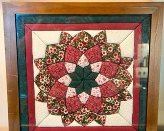Quilt Magic Blossom Framed Wall Hanging