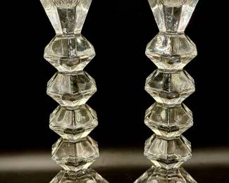 (2) Hexagon Candle Holders