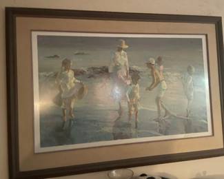 Beachcombing signed and numbered print
