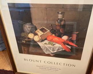 Greenville Blount Collection ‘Lobster & Pestor’ print - William Michael Harnett