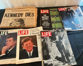 Magazines and old newspapers