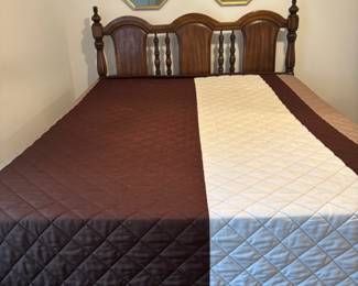 Full Size Bed with Mattress and box springs