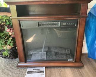 Electric Fireplace and TV Stand