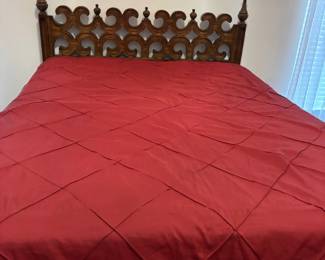 Full Size bed with mattress and box springs