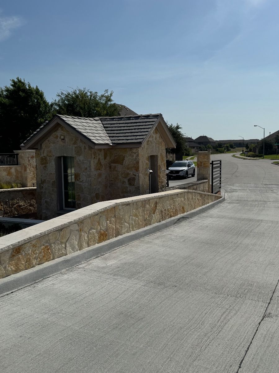 Gated community gates will be open during sale time
