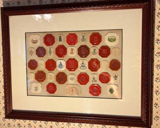 Wax Seal Collection 19th Century from T.A. Wilkinson & Co.