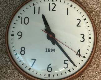 IBM Wall Clock