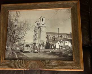 Omaha Historical Photo 1955 St. Cecilia Cathedral and the Street Car
