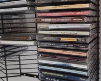 Many jazz, swing, pop CDs