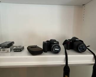 Assorted cameras