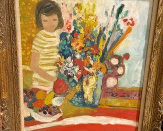 MCM oil painting signed Boit