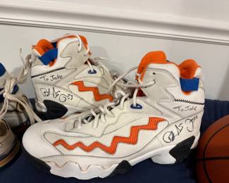 Patrick Ewing signed sneakers