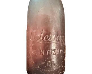 Artesian soda bottle Montezuma. GA