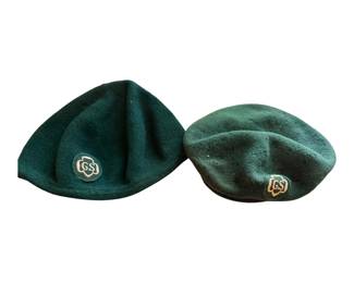 Vintage Girl Scout berets