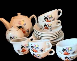 Mid century child’s tea set