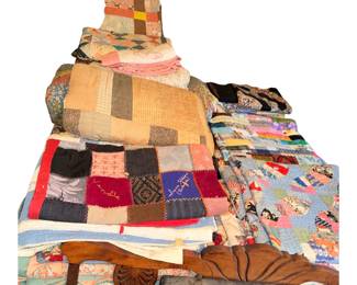 Beautiful, handmade, vintage quilts