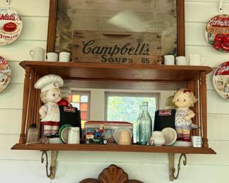 Lots of Campbell soup collectibles