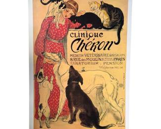 VINTAGE PARIS CLINIQUE CHERON THEOPHILE ALEXANDRE STEINLEN