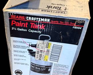 Craftsman 2 1/2 gallon paint tank