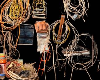 Lots of wire, tools etc….