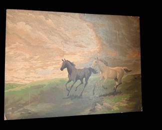 Vintage paint by number
