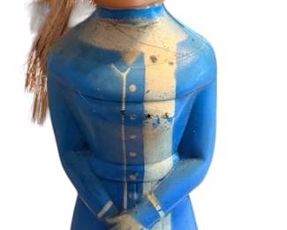 Vintage BETTY BUBBLES Lander Liquid Bubble Bath Bottle Fifth Avenue NY 60s-9.5"